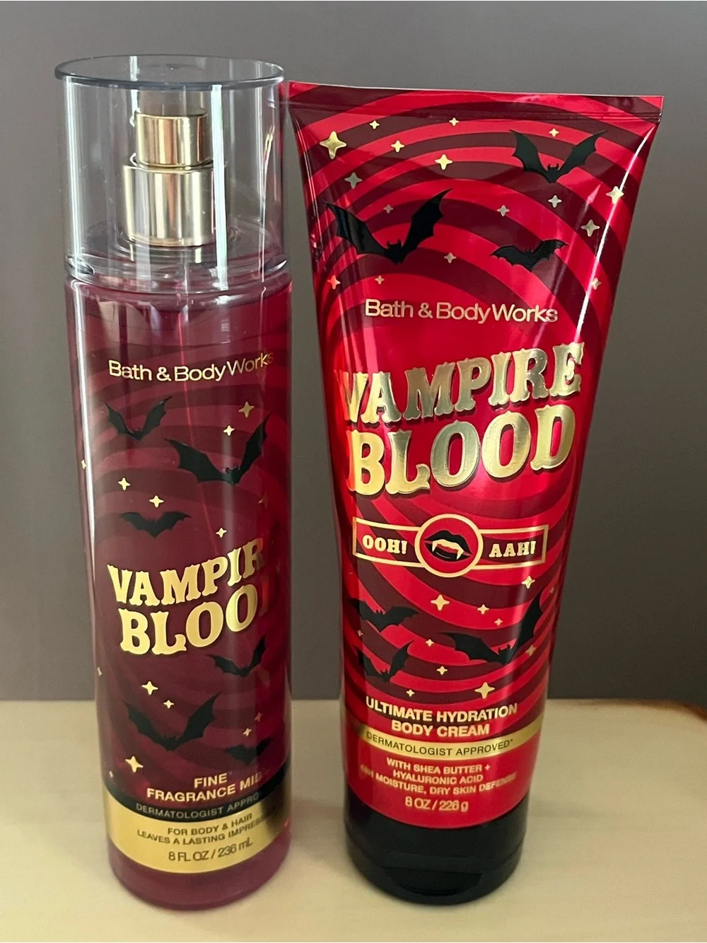 Bath & Body Works Vampire Blood Body Cream & Fine Fragrance Mist